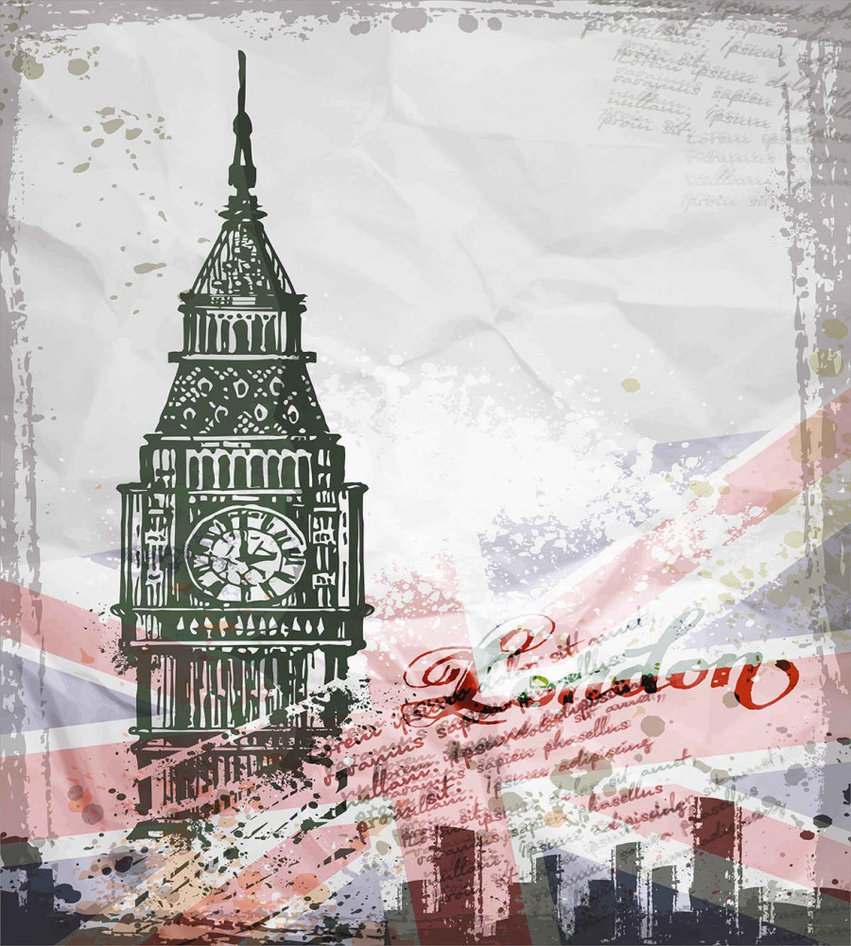 Vintage Big Ben London — Pattern