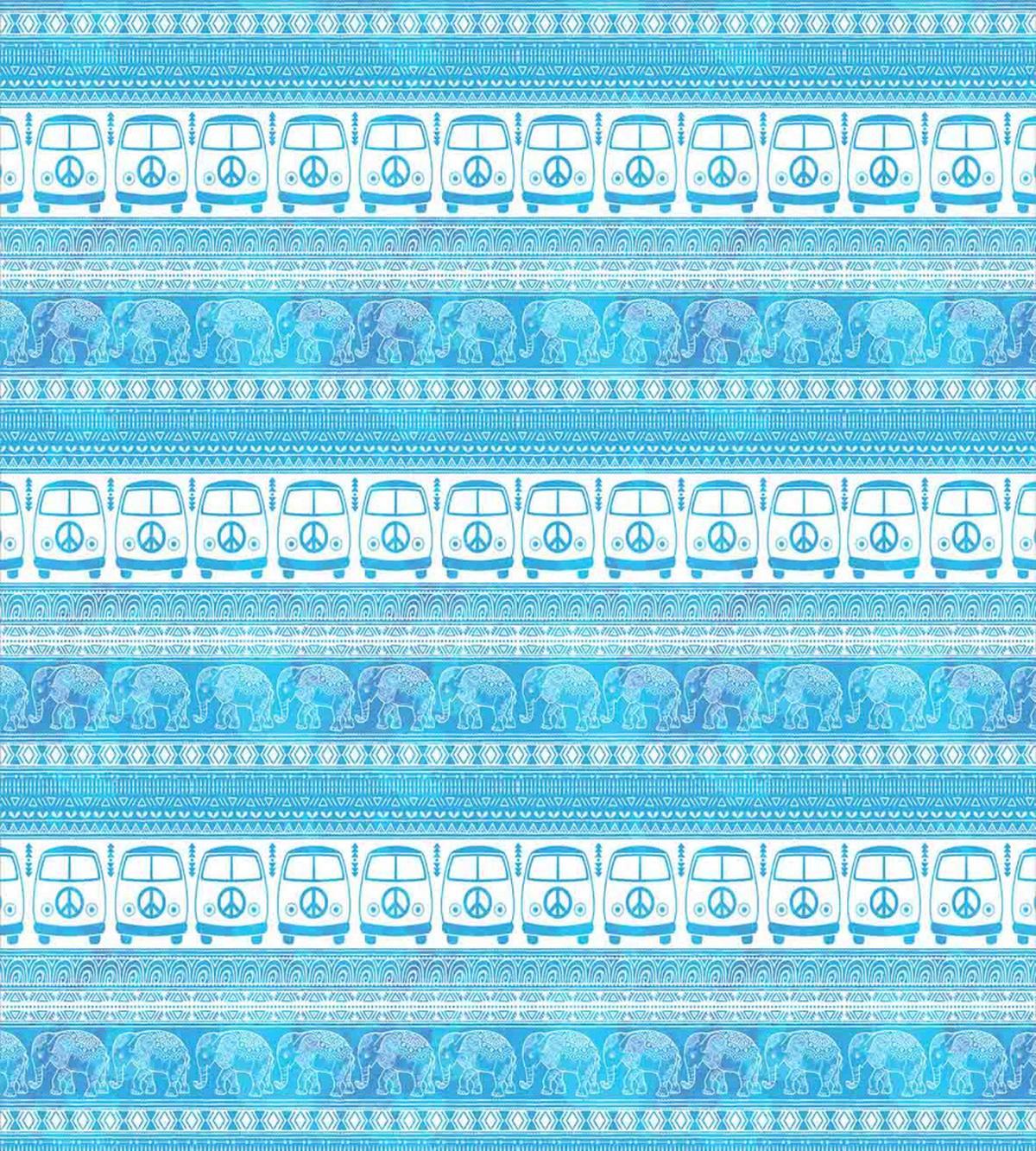 Minivans Elephants 60s — Pattern