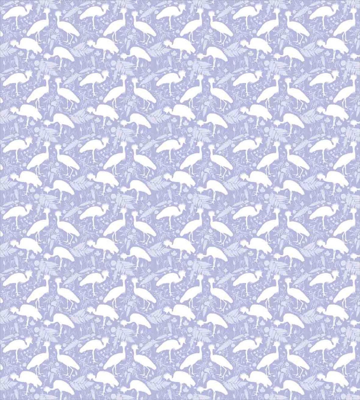 White Crowned Cranes — Pattern