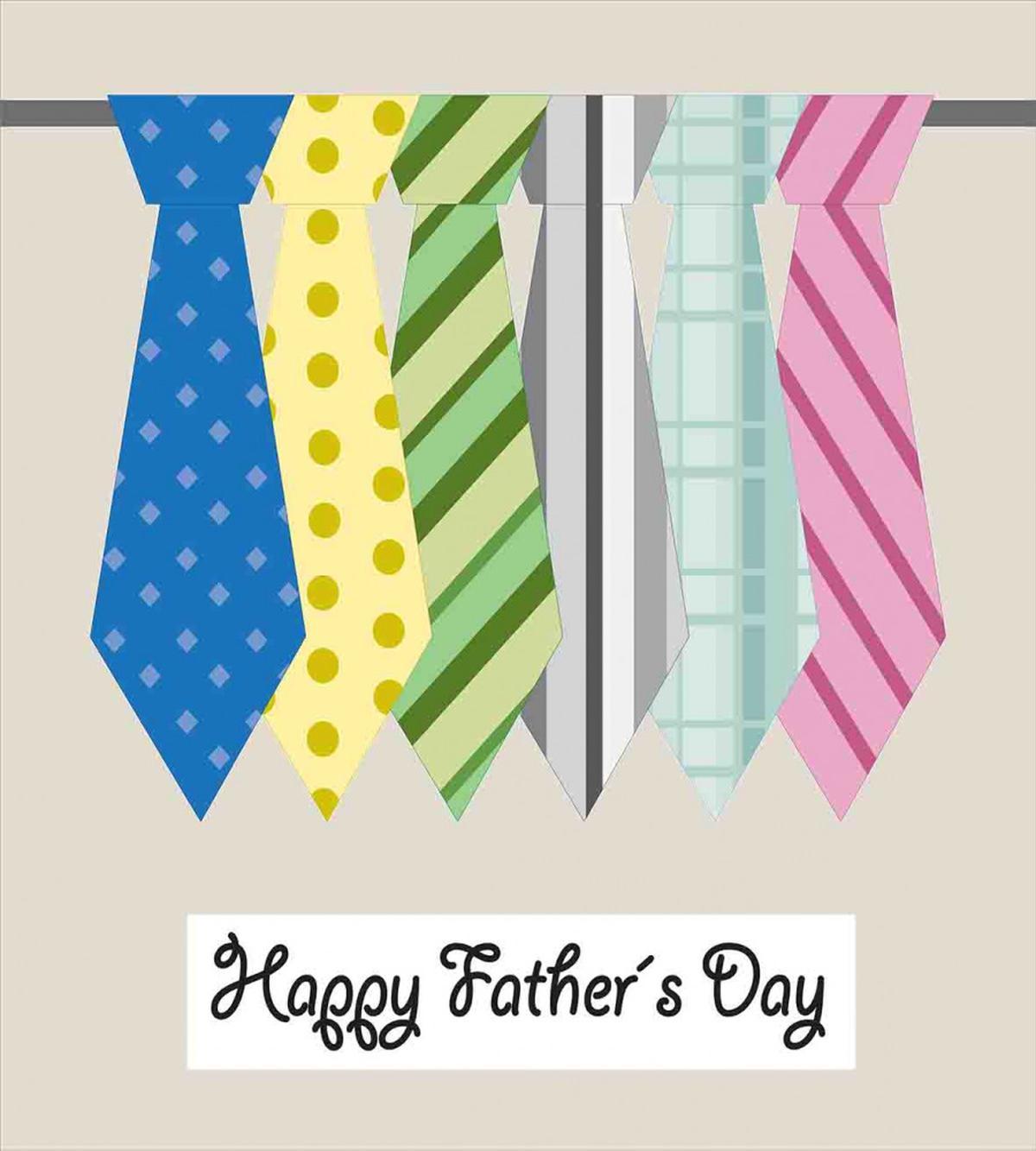 Colorful Dad Ties Theme — Pattern