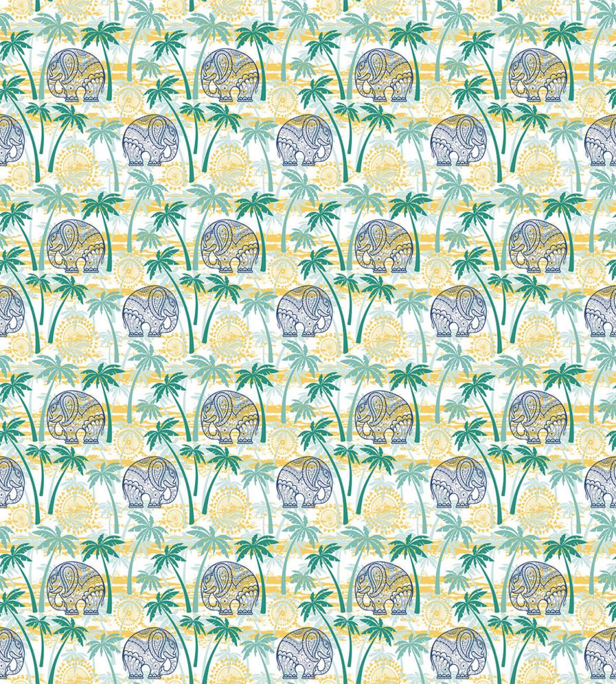 Ethnic Animal and Palms — Pattern