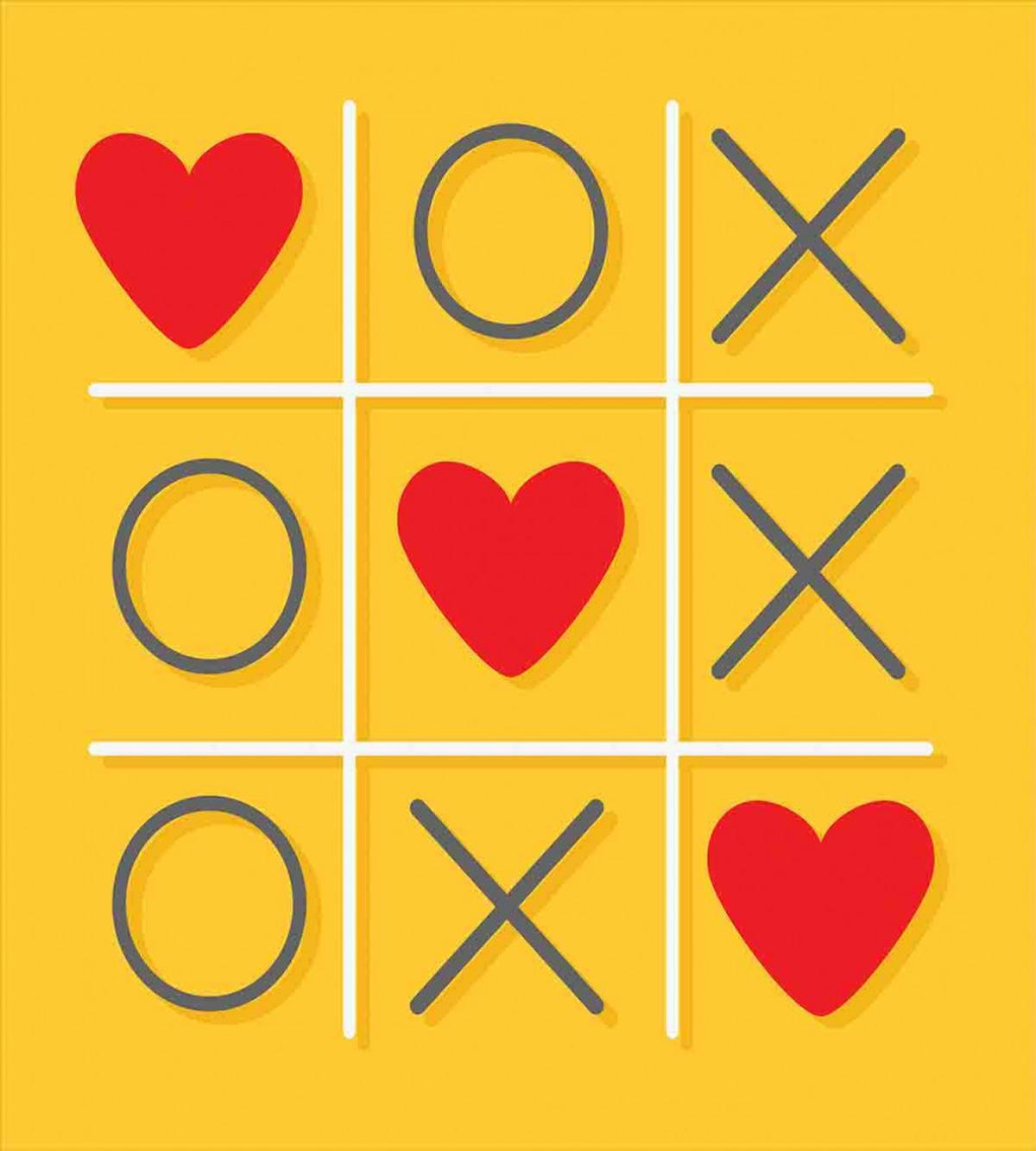 Romantic Xoxo Kiss Design — Pattern