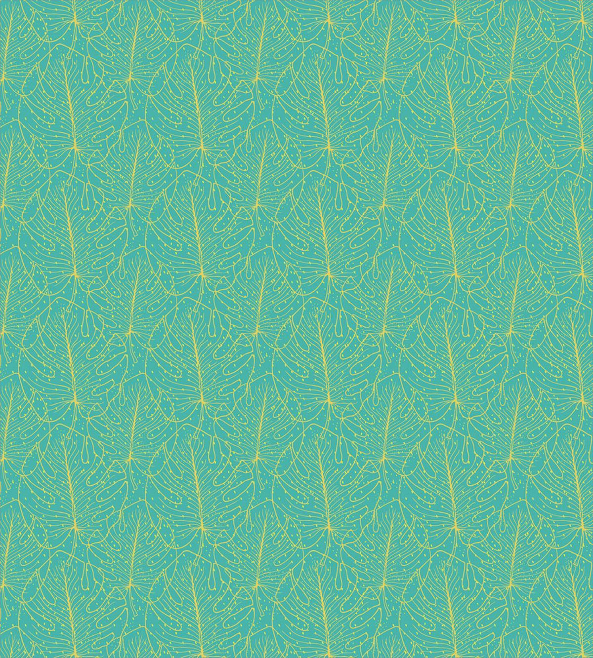 Tropical Monstera and Spots — Pattern