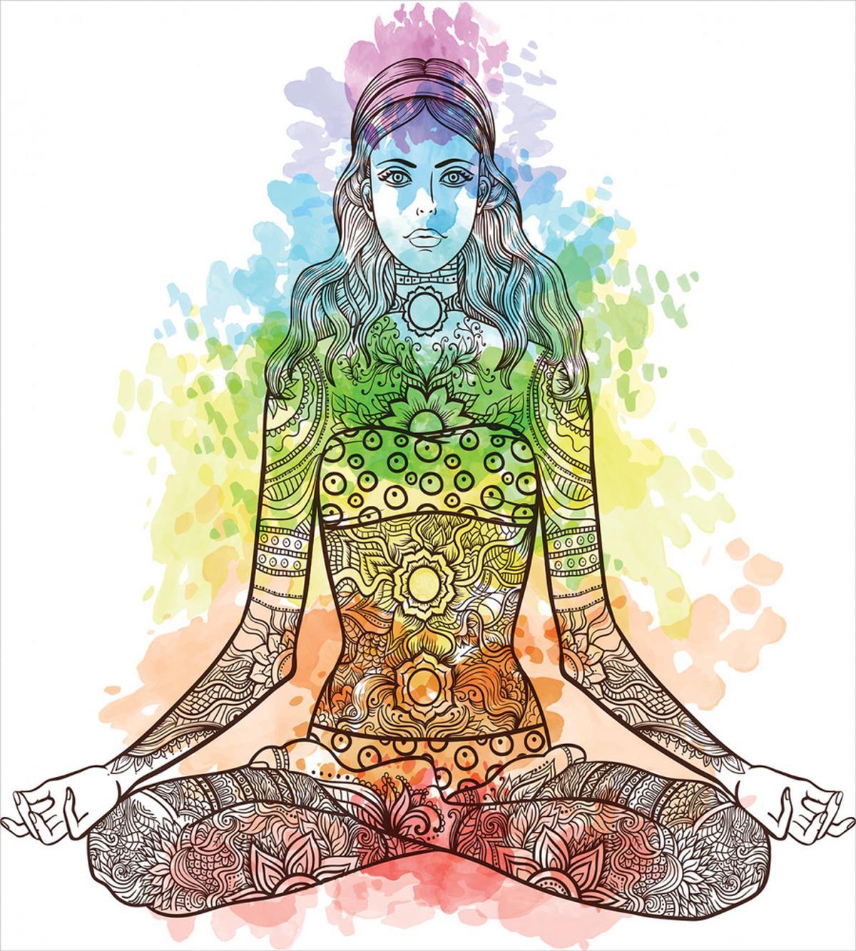 Ornate Woman Aura — Pattern