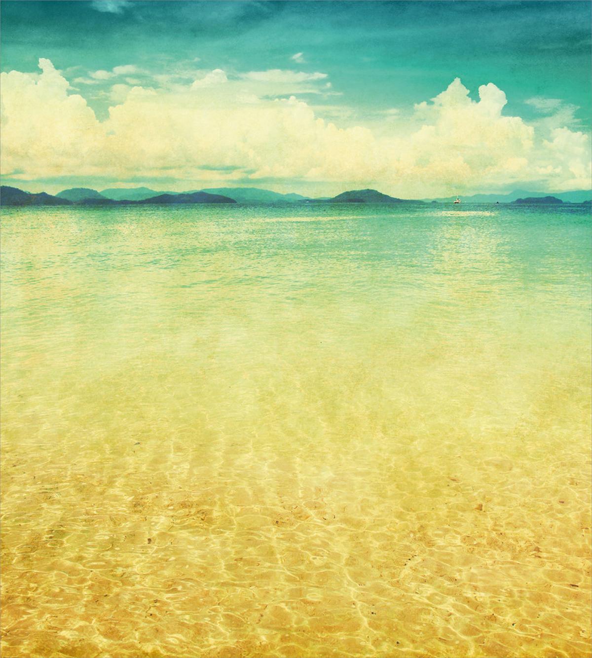 Vintage Grunge Sea View — Pattern