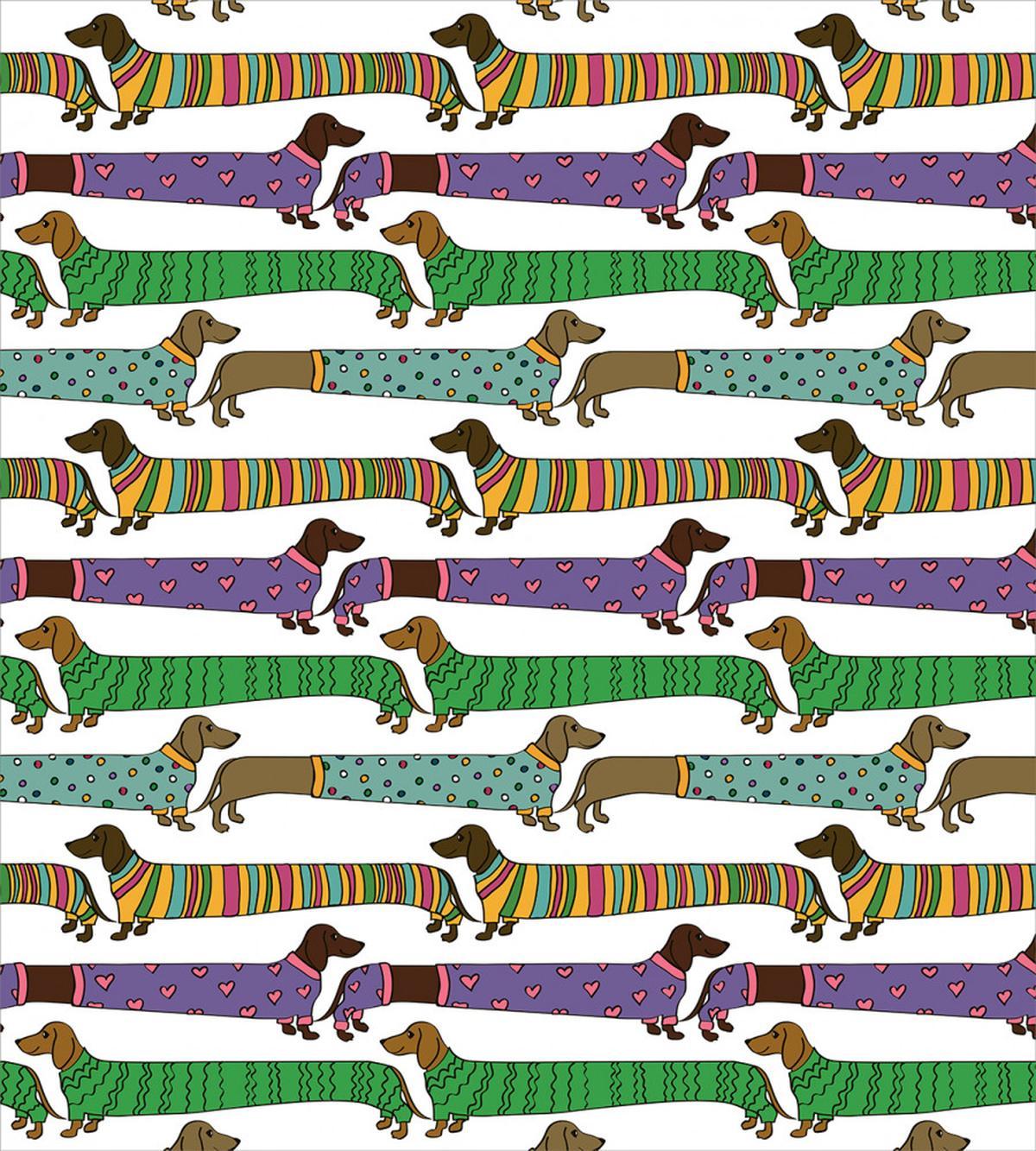 Dachshunds in Clothes — Pattern