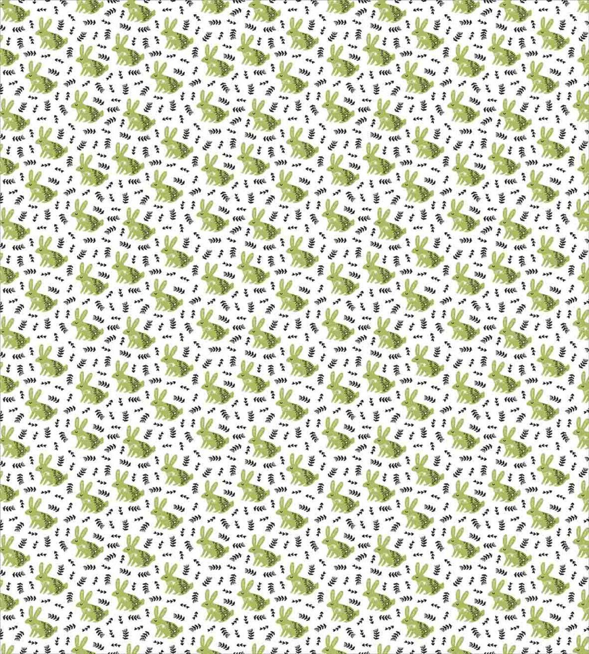 Bunnies with Floral Motifs — Pattern