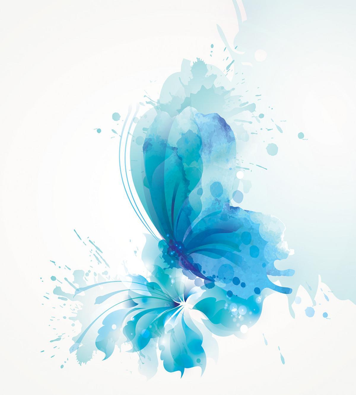 Butterfly on Flower — Pattern
