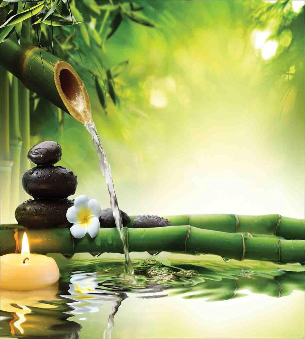 Meditation Stones Bamboo — Pattern