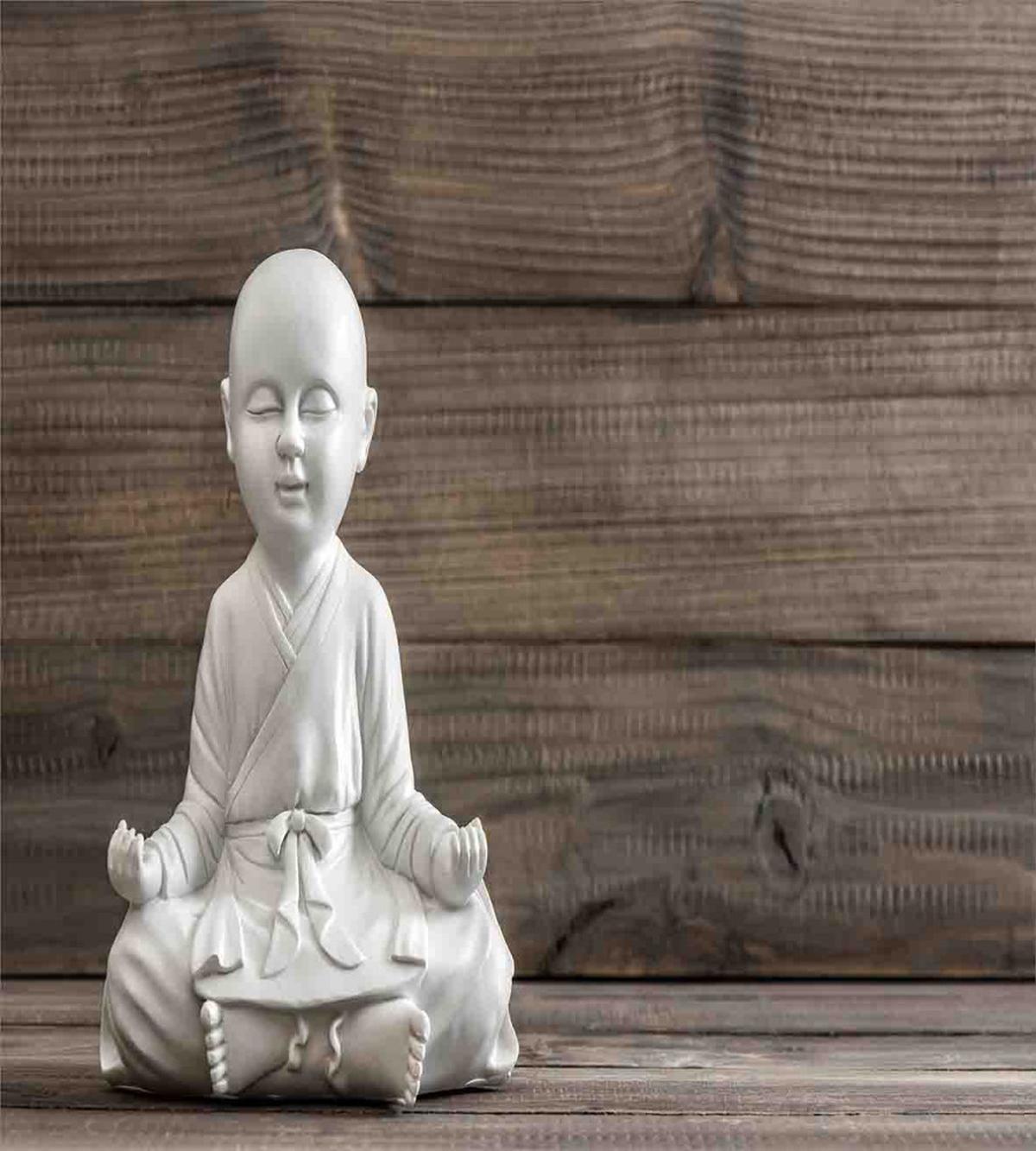 Meditating Asian Baby — Pattern