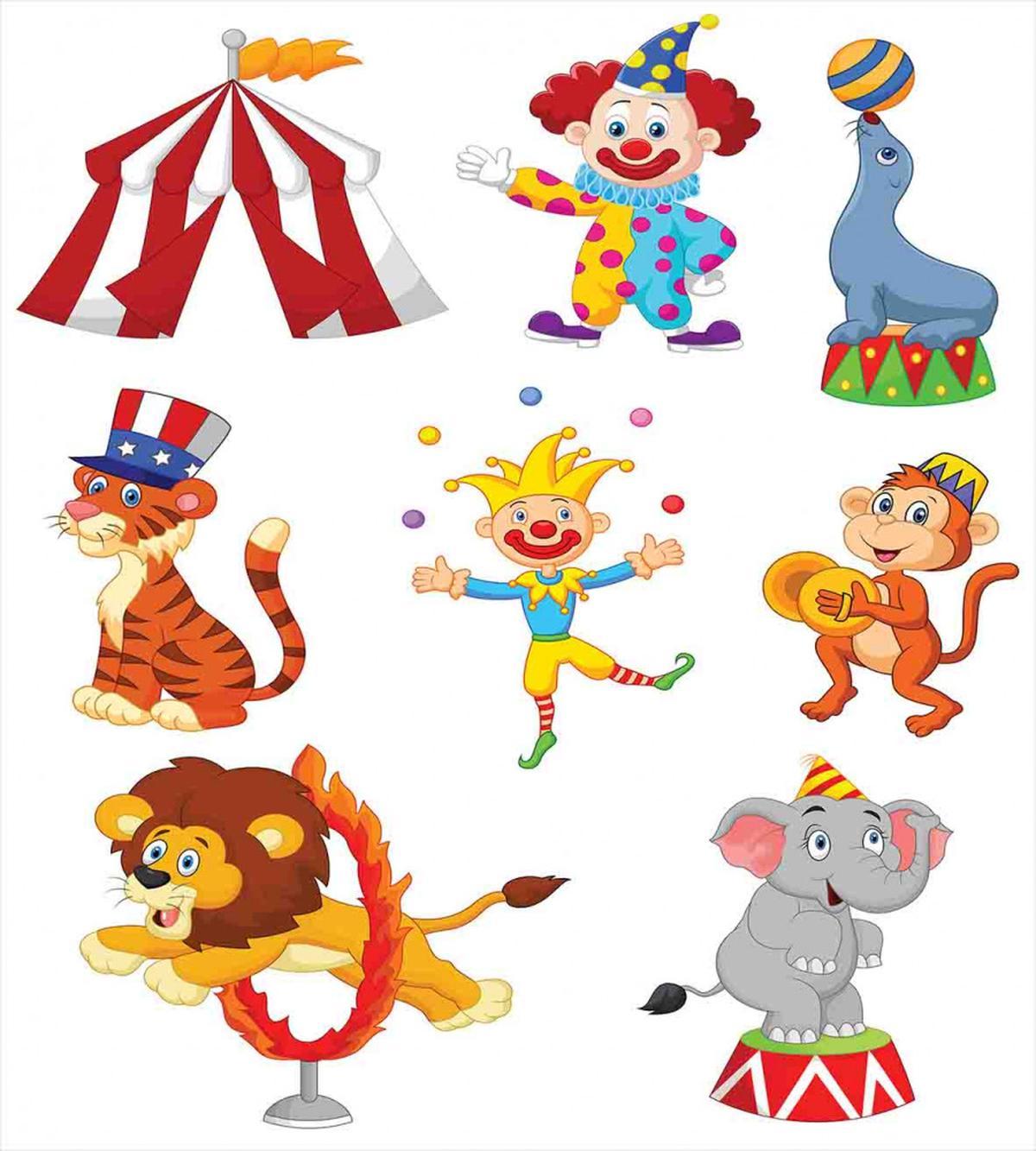 Circus Wild Animals — Pattern