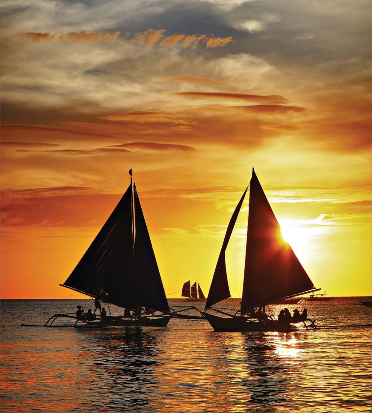 Romantic Sunset Sail — Pattern