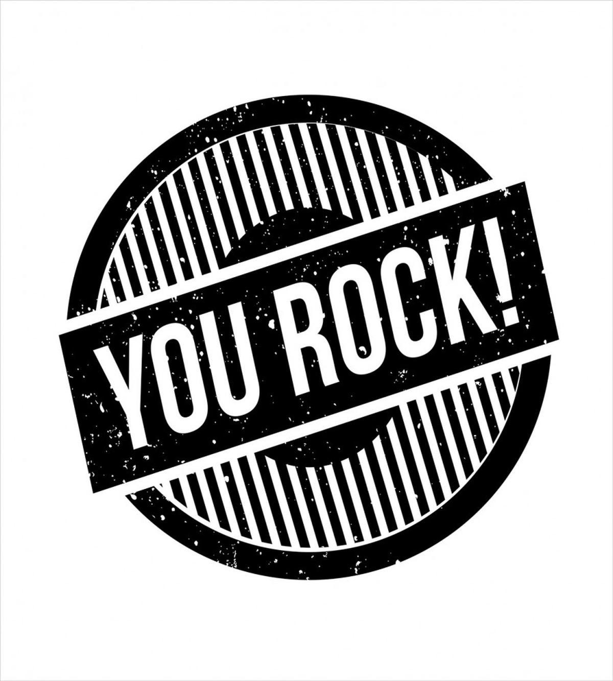 Stamp Grunge Motivational — Pattern