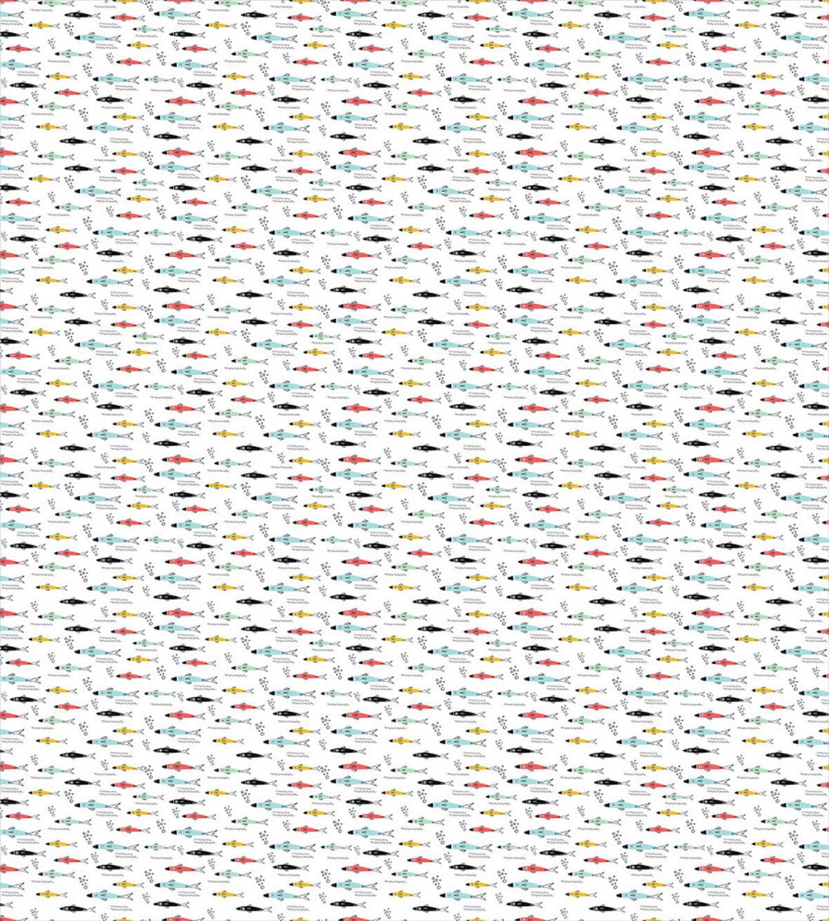 Underwater Sea Animals Art — Pattern