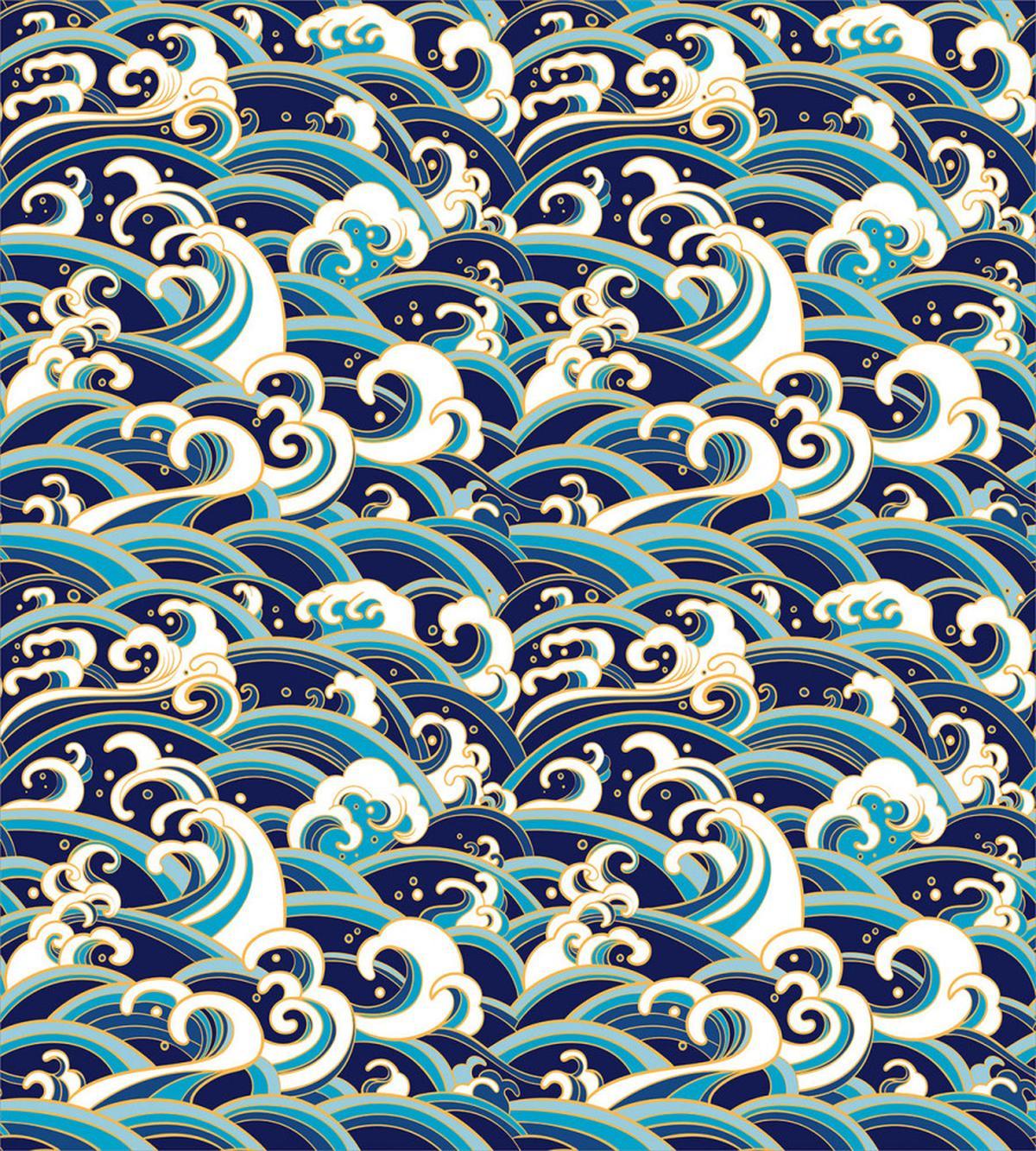 Ocean Waves Pattern — Pattern