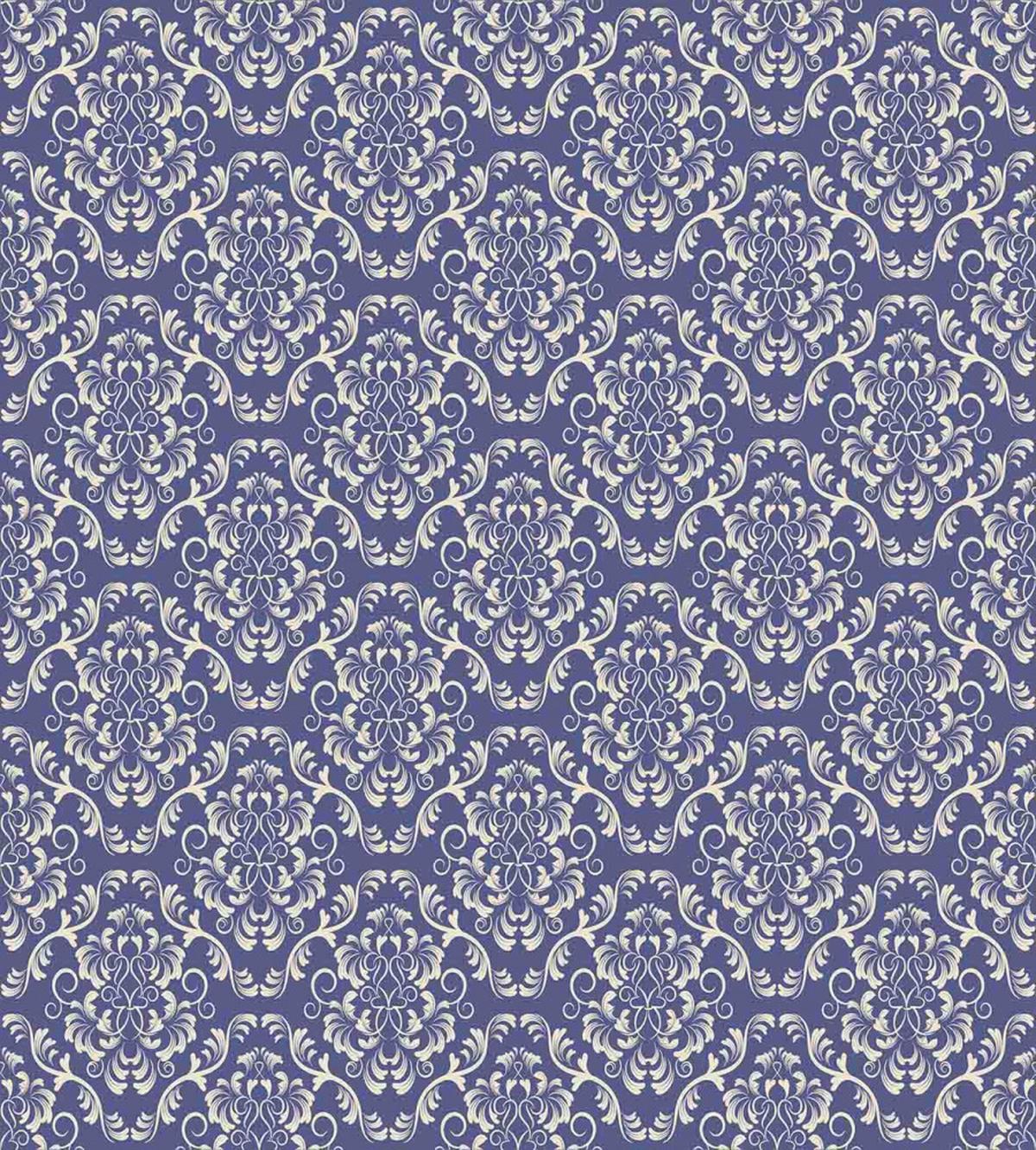 Rococo Floral Damask — Pattern