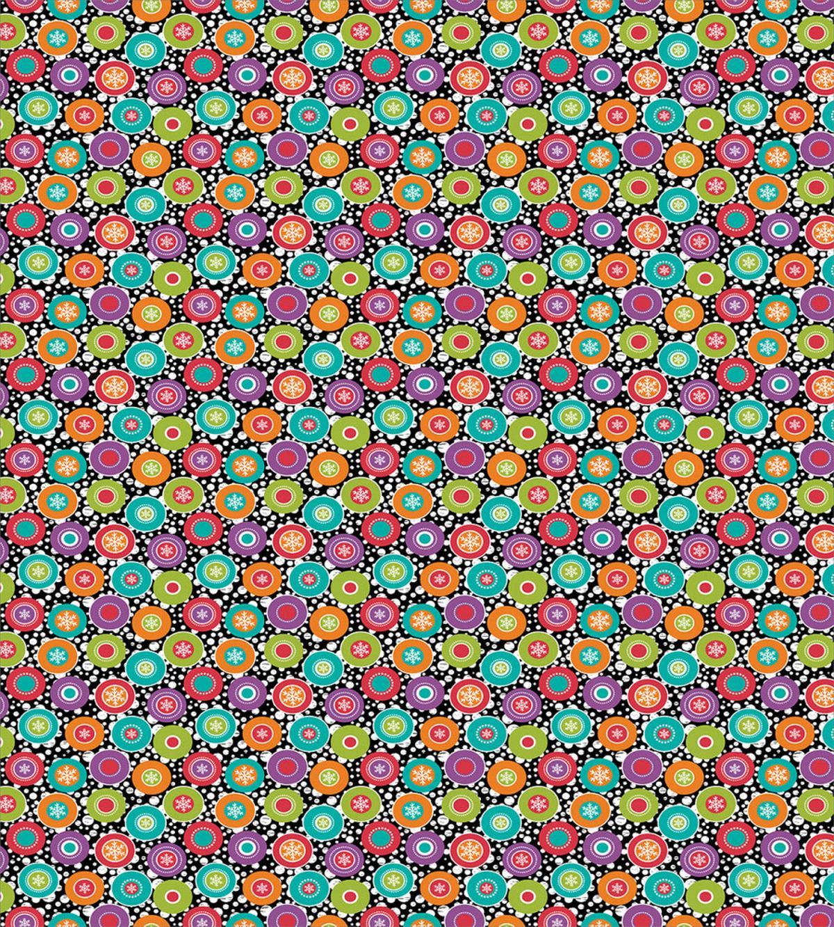 Ornate Circles Snowflakes — Pattern