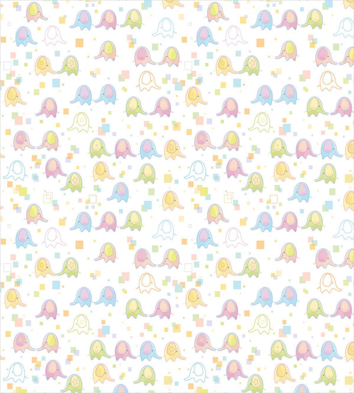 Elephants Squares — Pattern