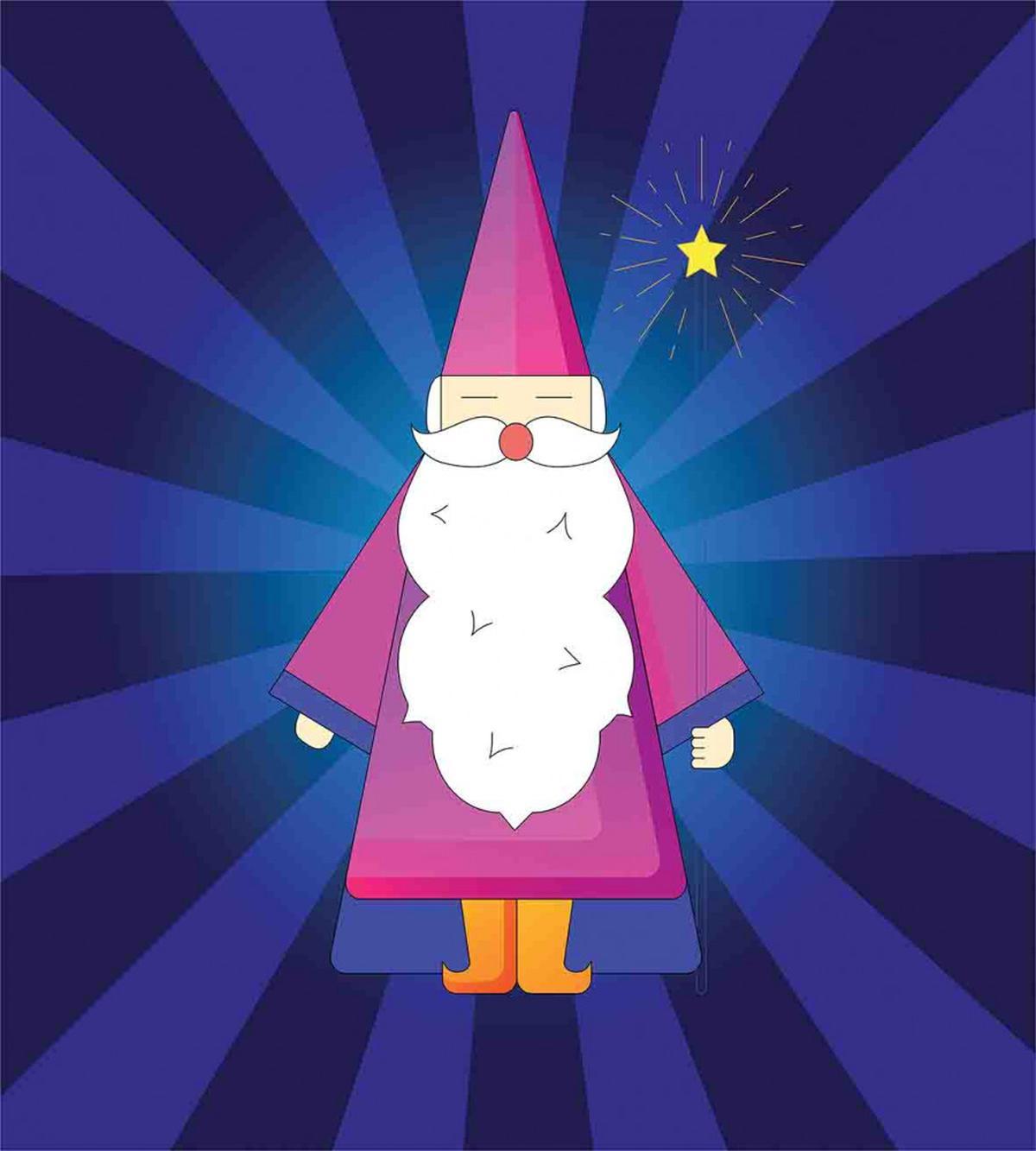 Man with a Staff Miracle — Pattern