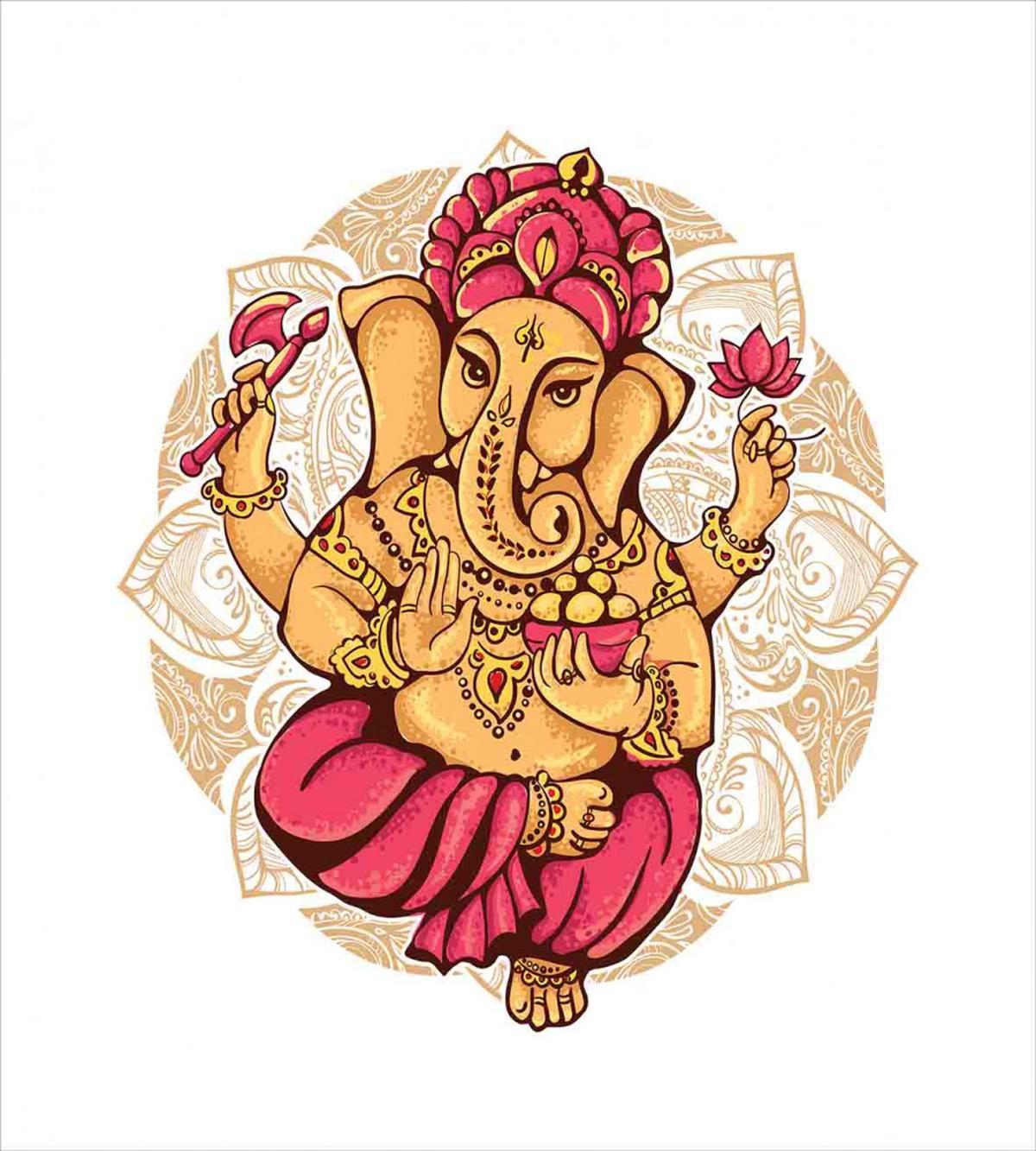 Dancing Animal Motif Art — Pattern