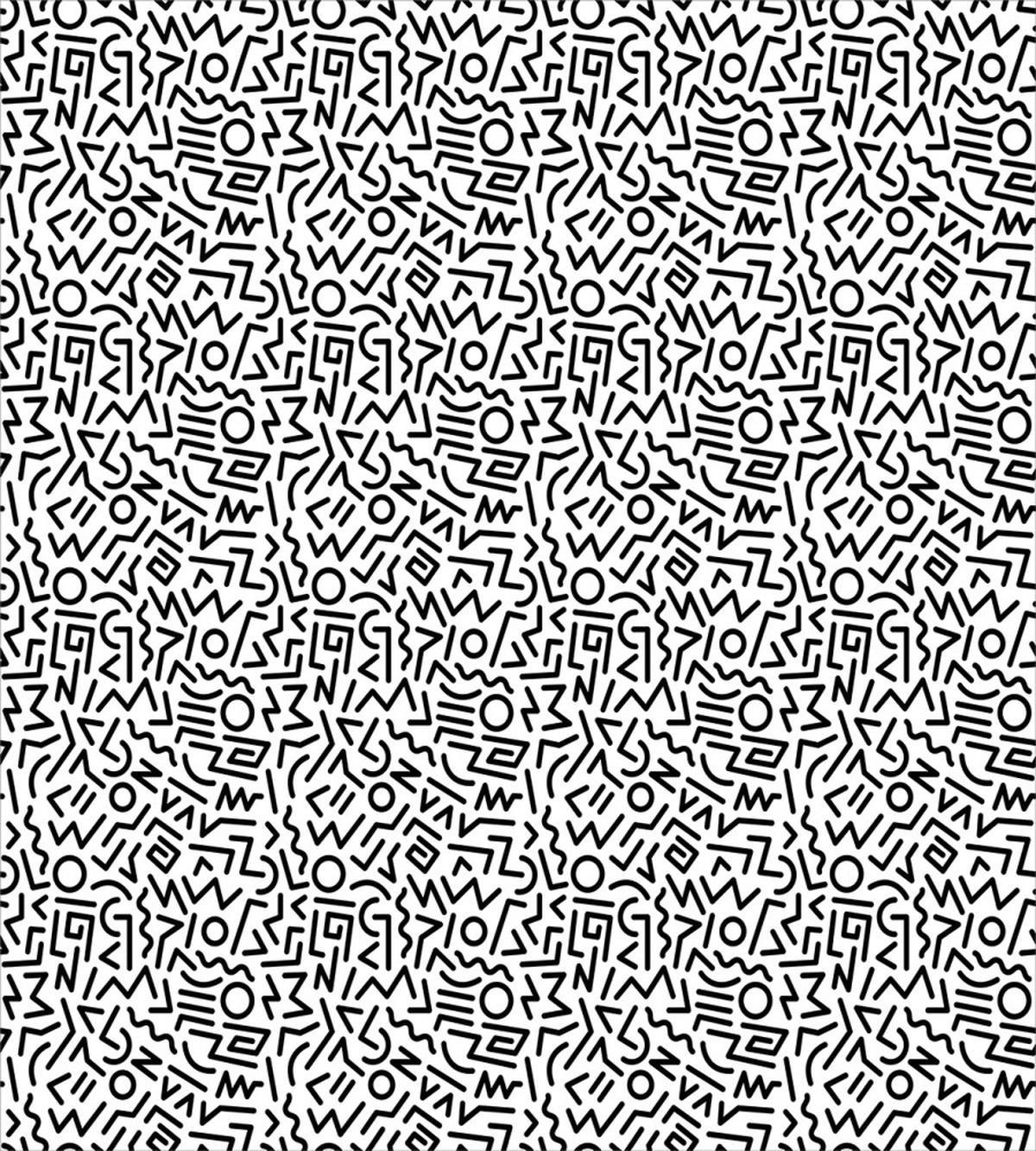 Vintage Lines Circles — Pattern