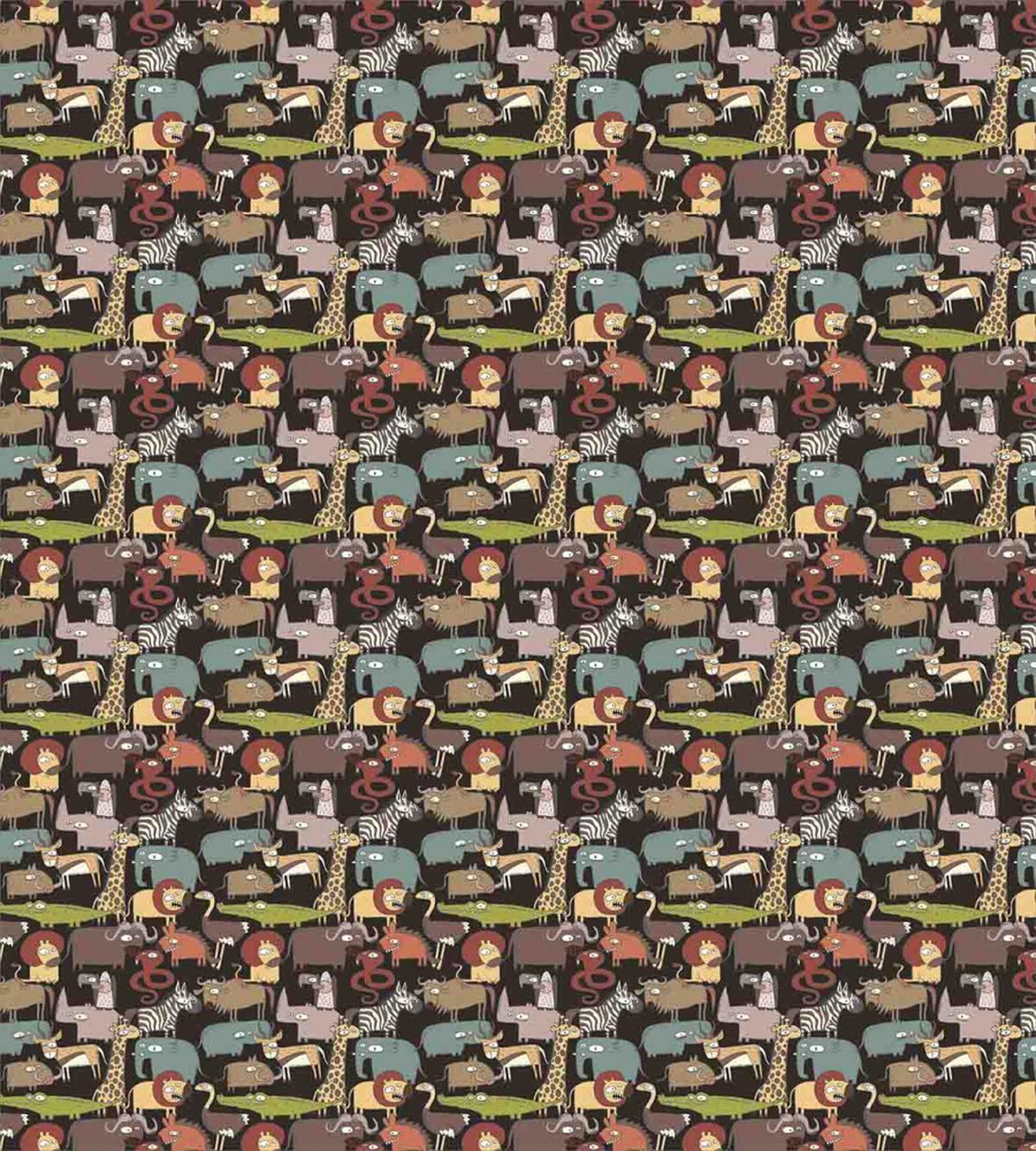 Cartoon Style Fauna — Pattern