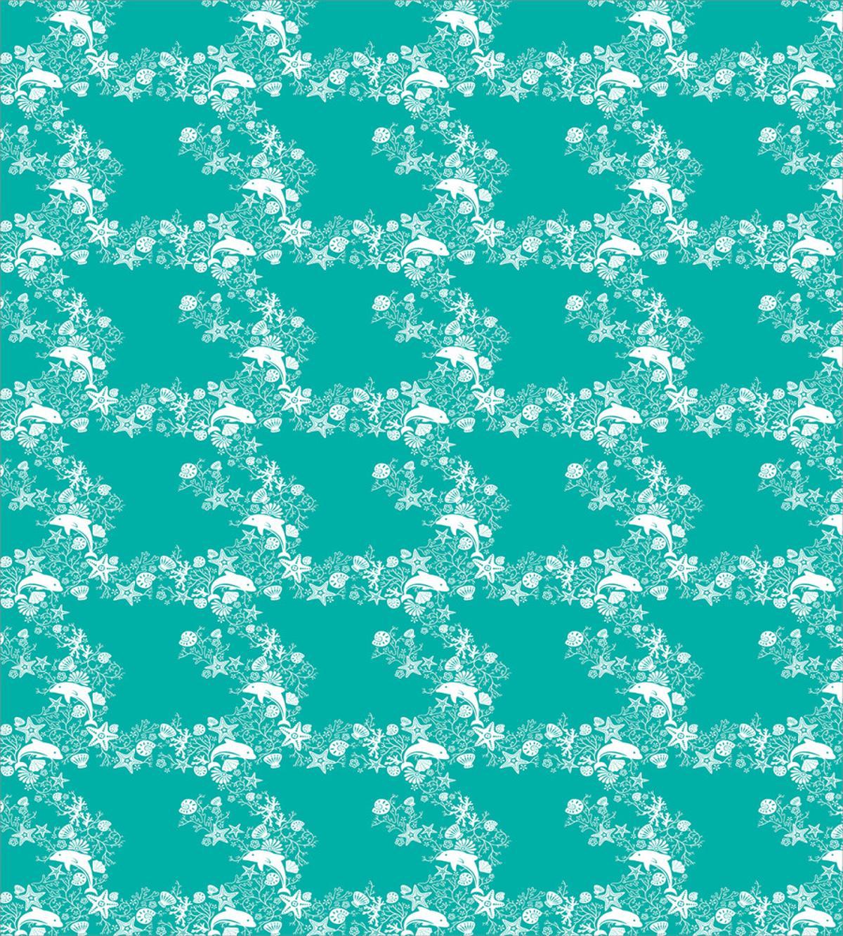 Dolphins with Starfishes — Pattern