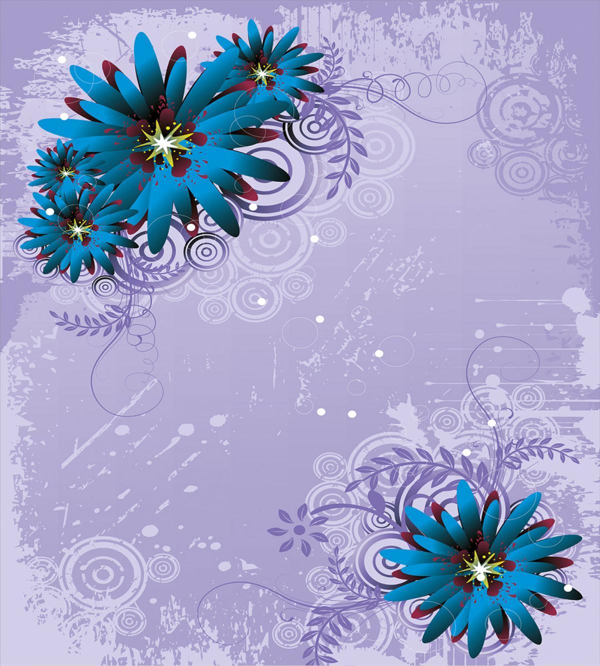 Graphic Ornament Flowers — Pattern