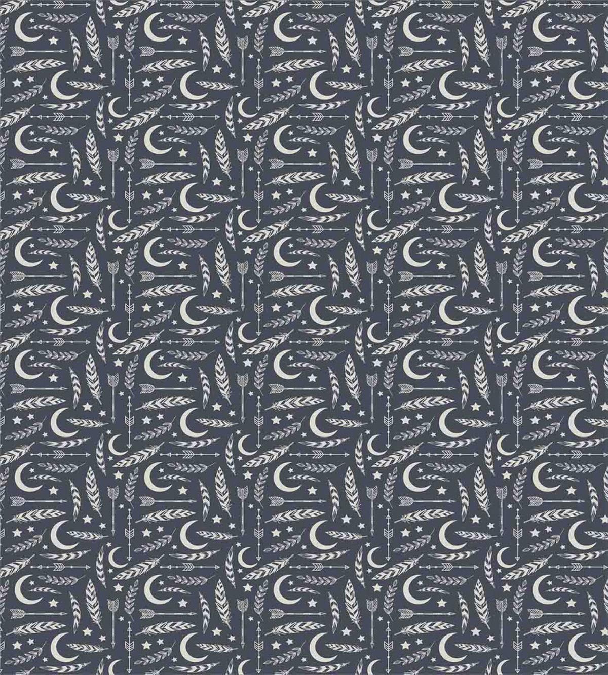 Arrows Stars Crescent Moon — Pattern