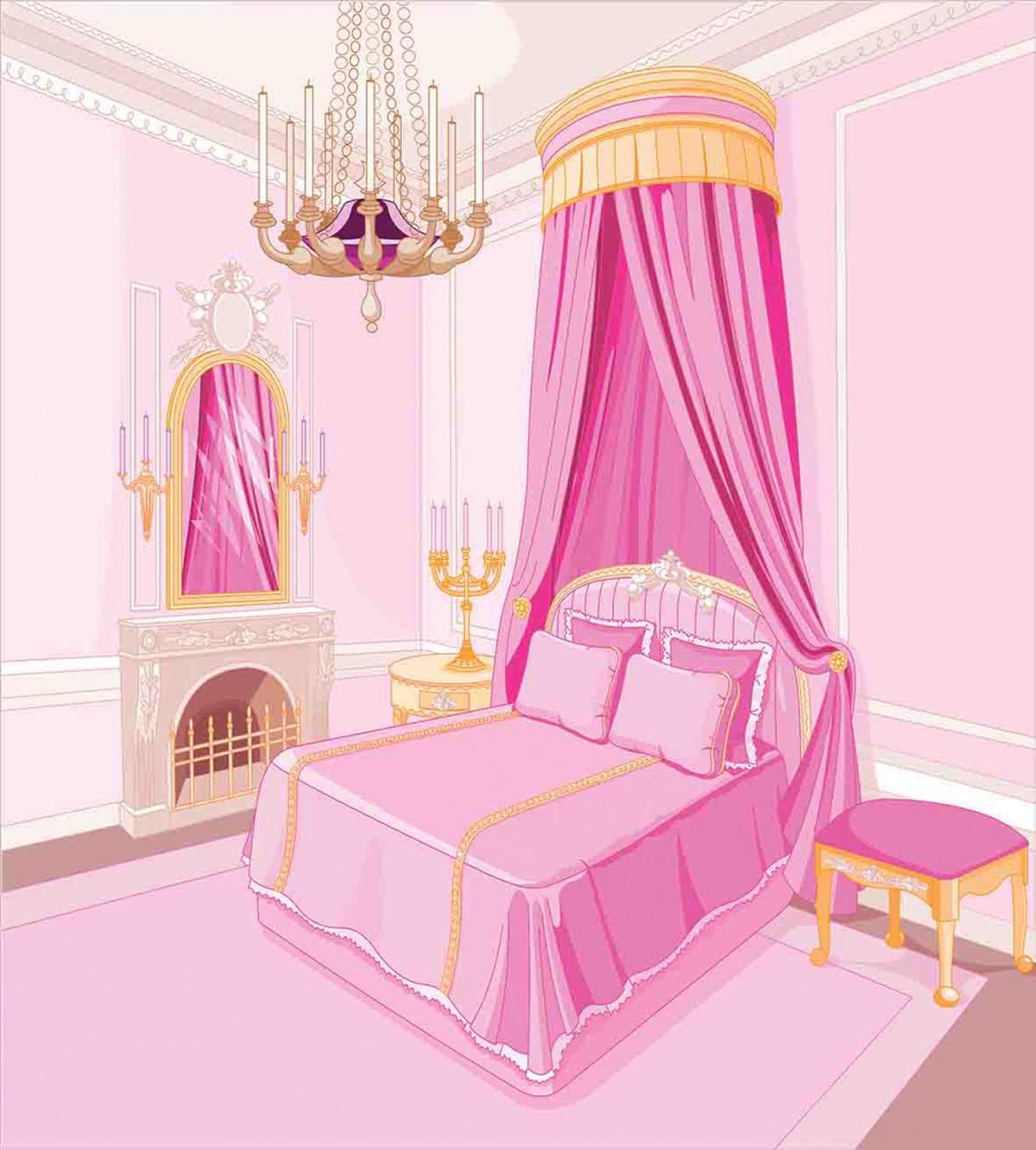 Princess Bedroom Interior — Pattern