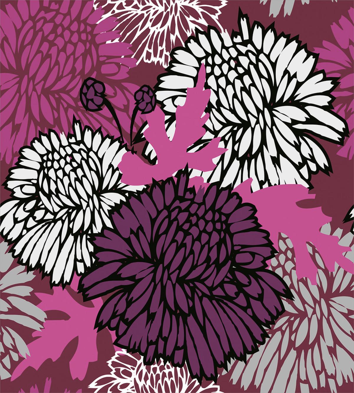 Large Floral Petals Bud — Pattern