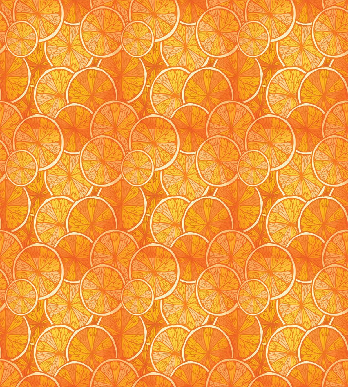 Round Slice of Oranges — Pattern
