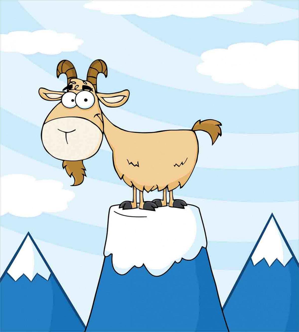 Doodle Goat Mountain Pick — Pattern