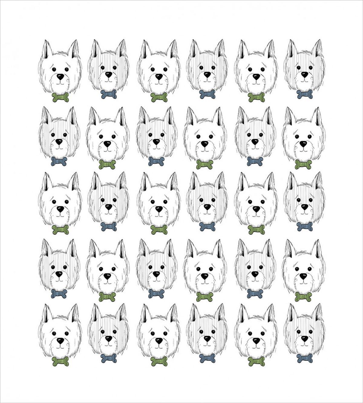 West Highland Puppies — Pattern