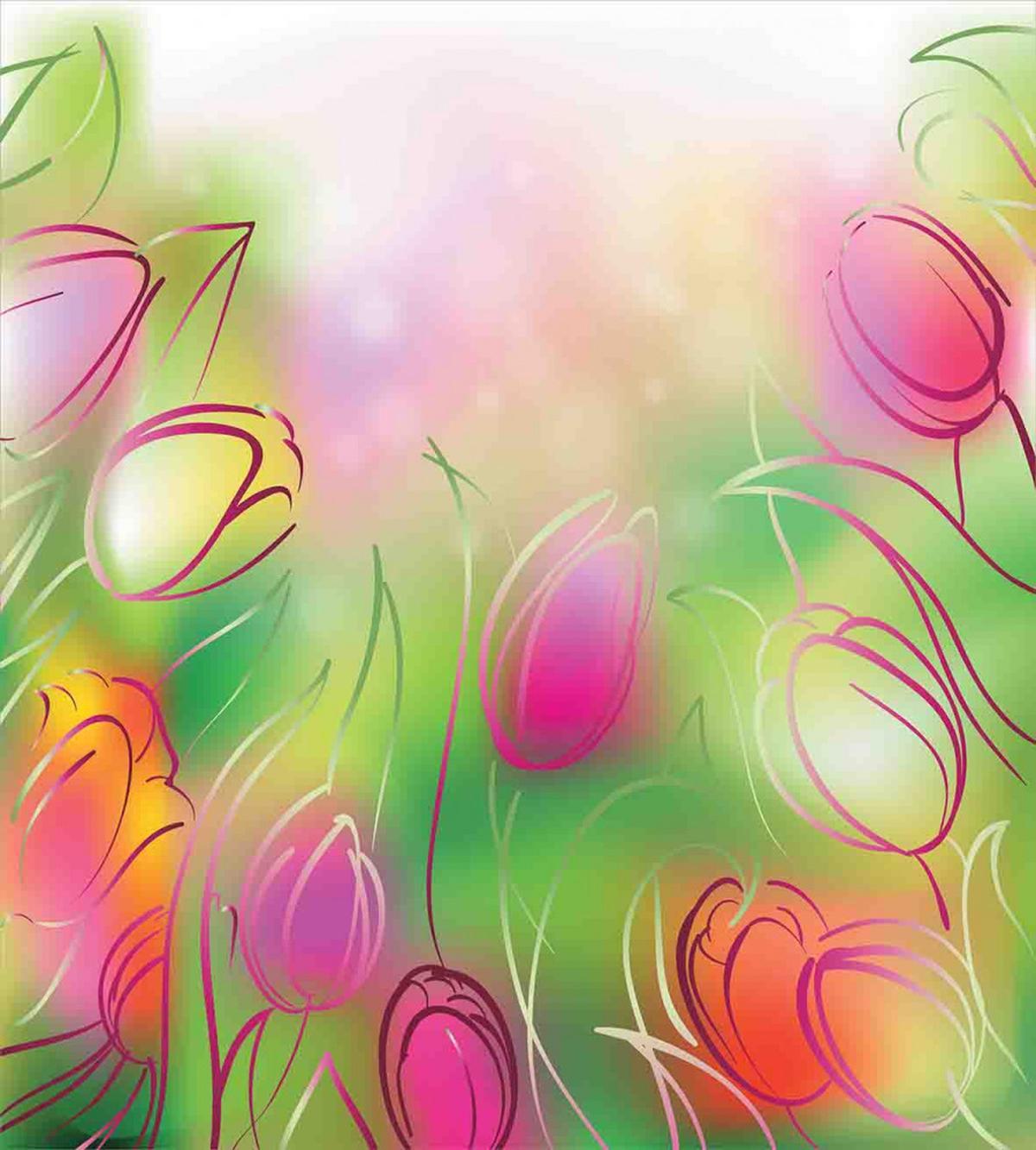 Tulips Urban Graphic — Pattern