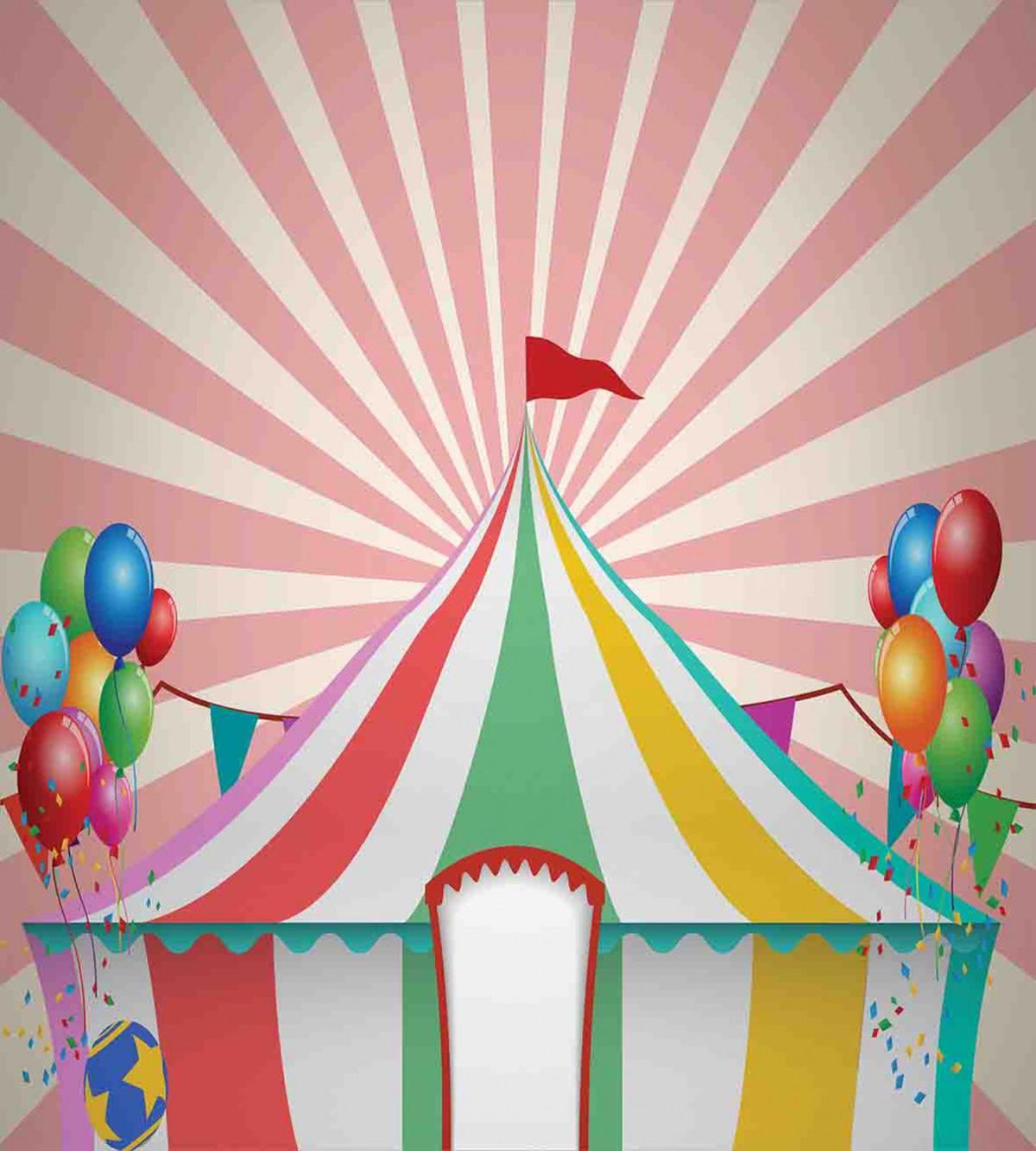 Vintage Circus Balloons — Pattern
