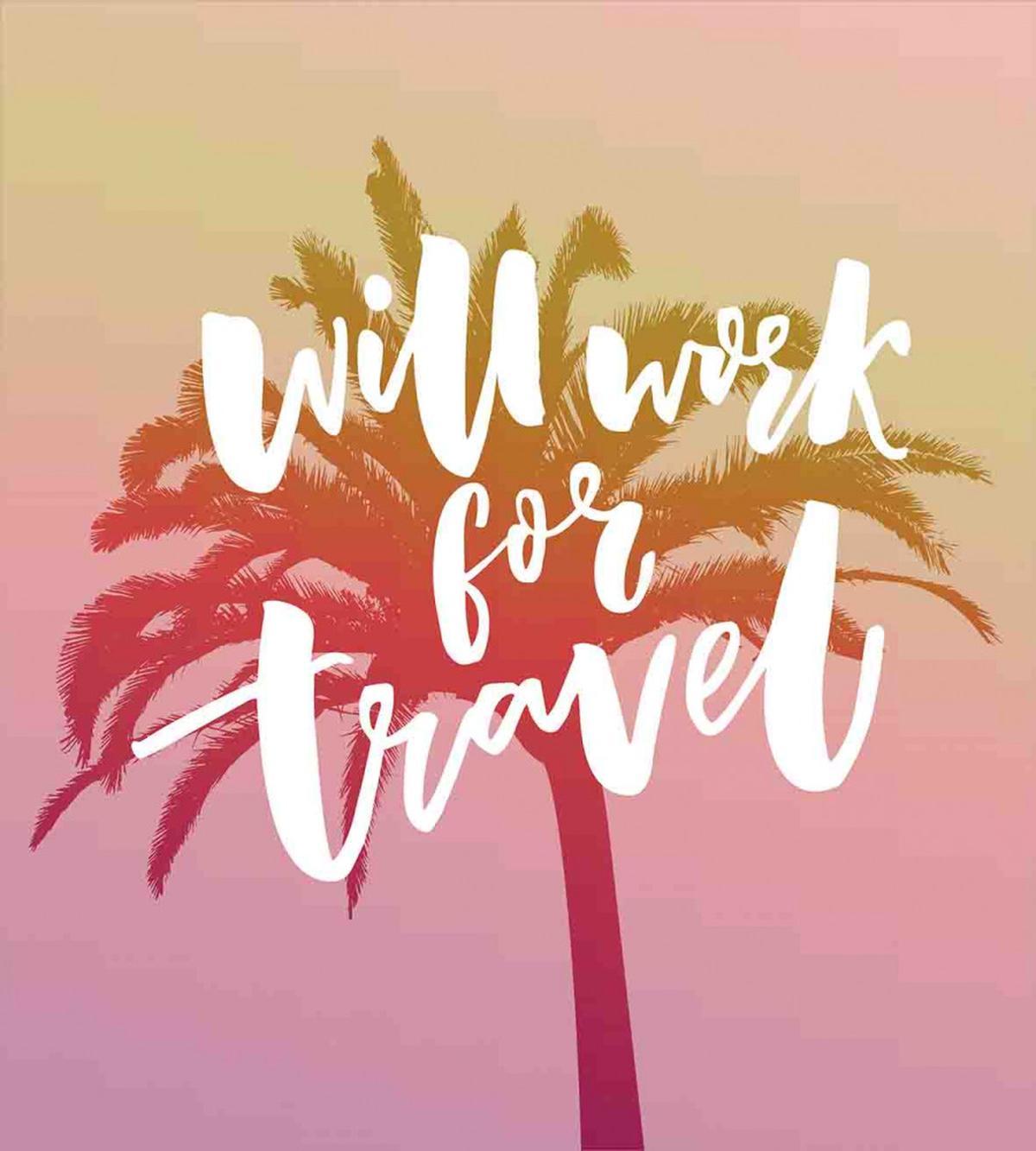 Will Work for Travel Palm — Pattern