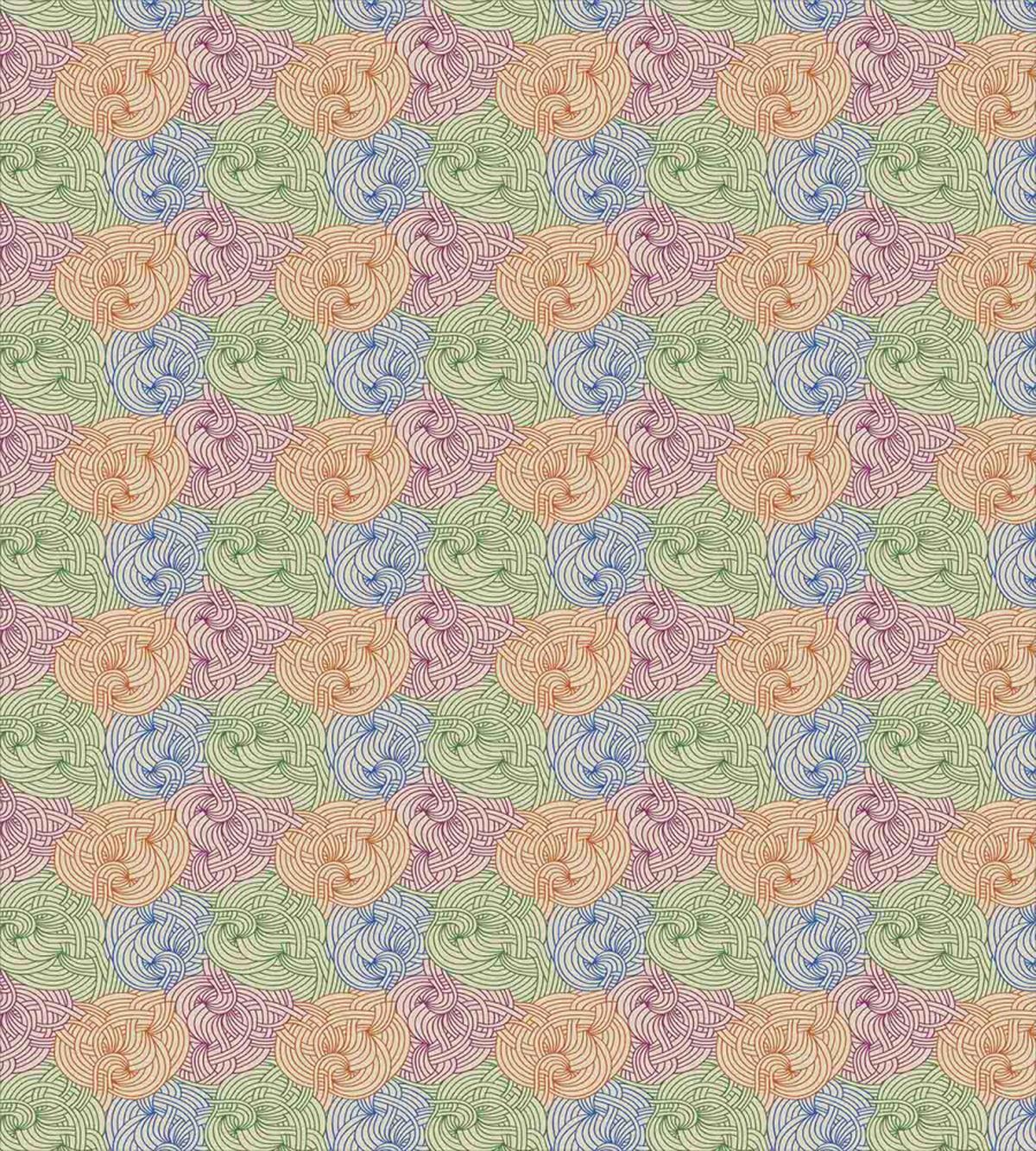 Curved Stripes Motifs — Pattern