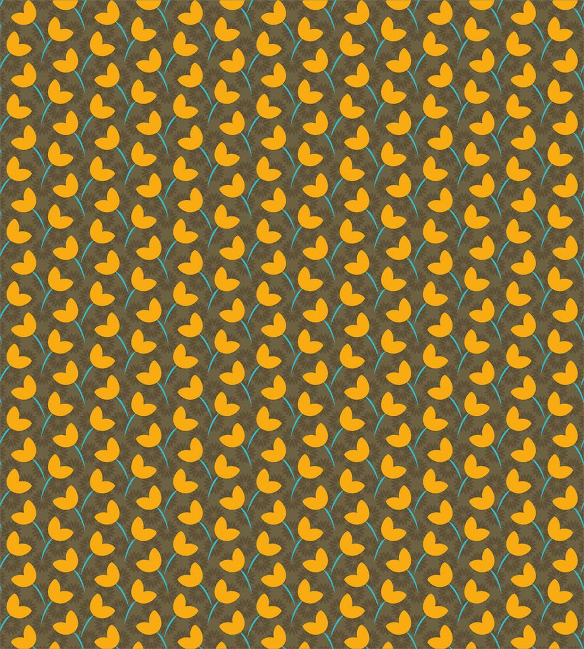 Vintage Strokes and Flowers — Pattern