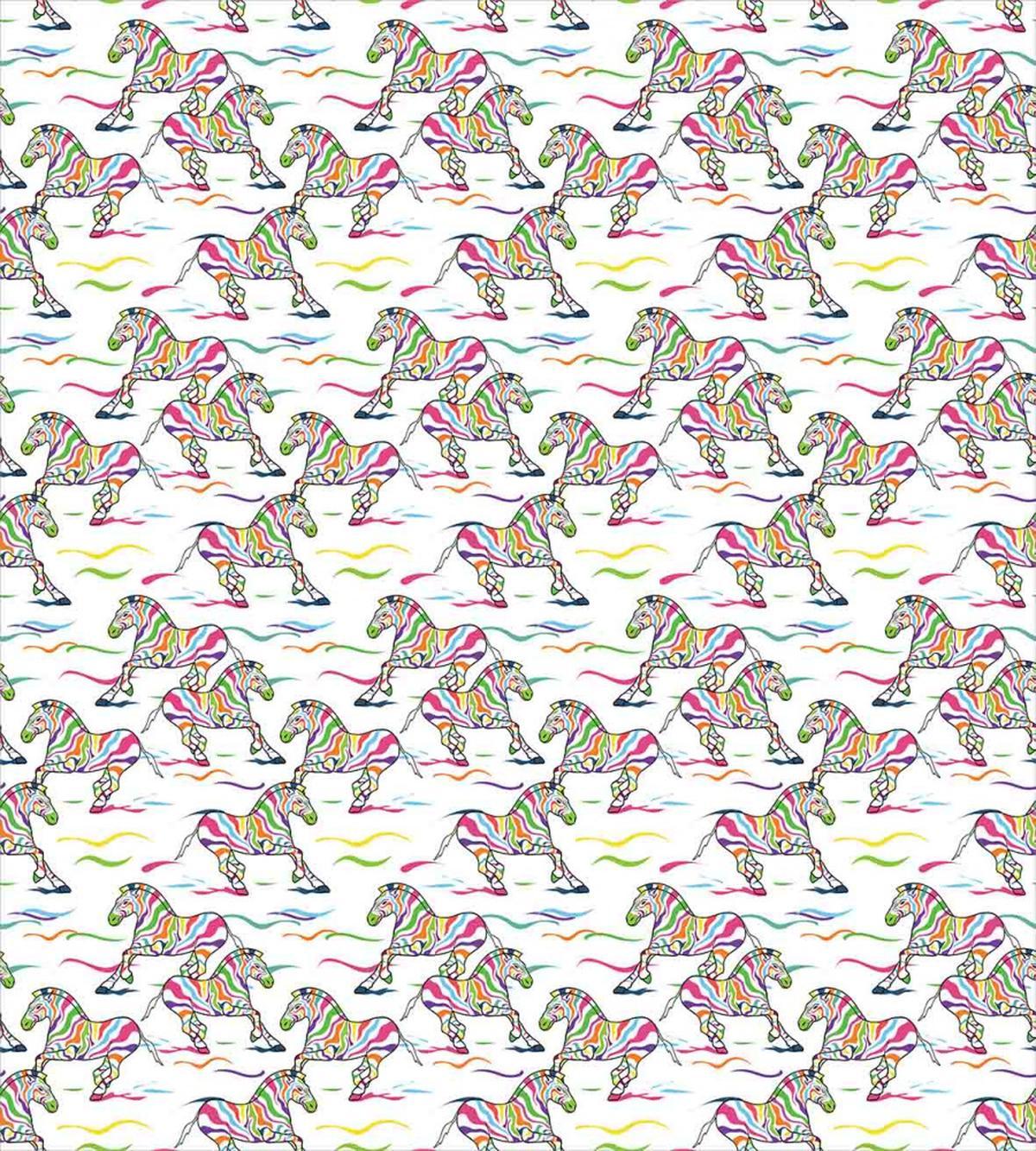 Running Colorful Animals — Pattern