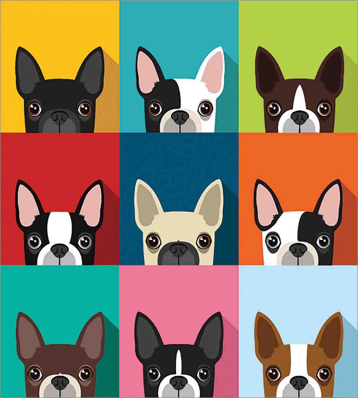 Terrier Portrait — Pattern