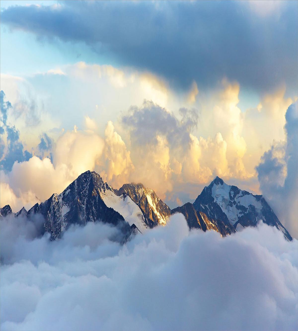 Snowy and Cloudy Peak — Pattern