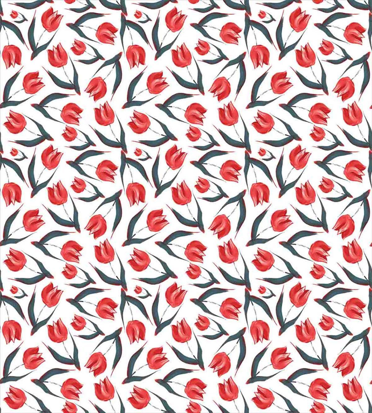 Vintage Inspired Tulips — Pattern