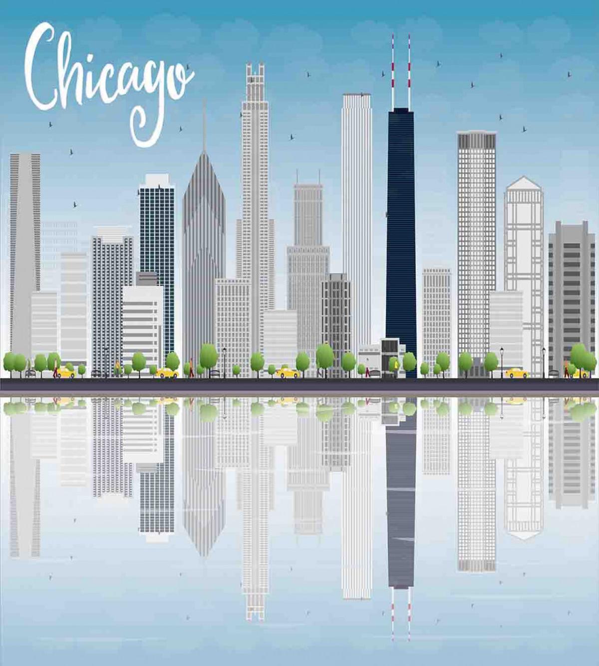 Skyscrapers American — Pattern