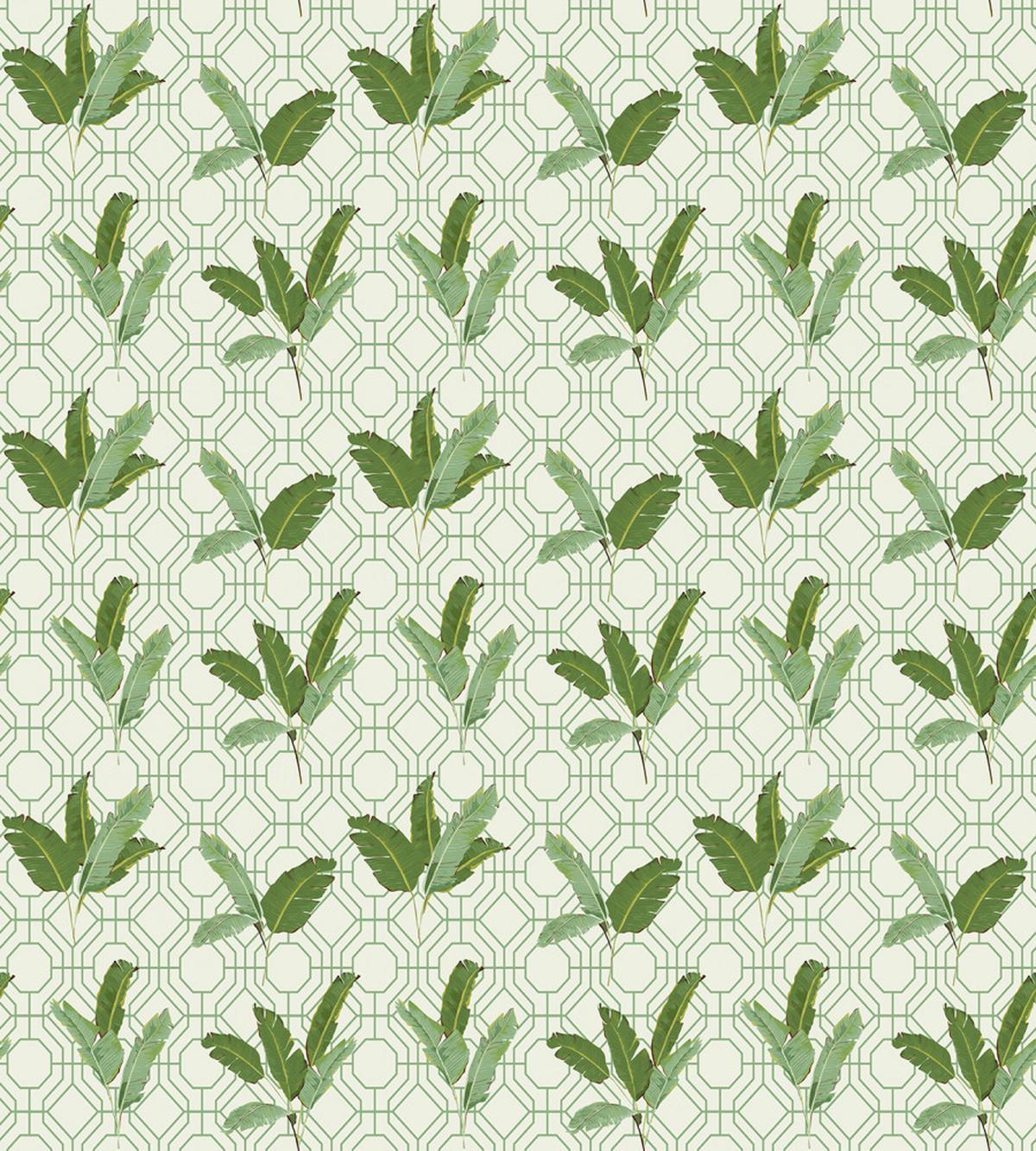 Palm Leaves Geometric — Pattern