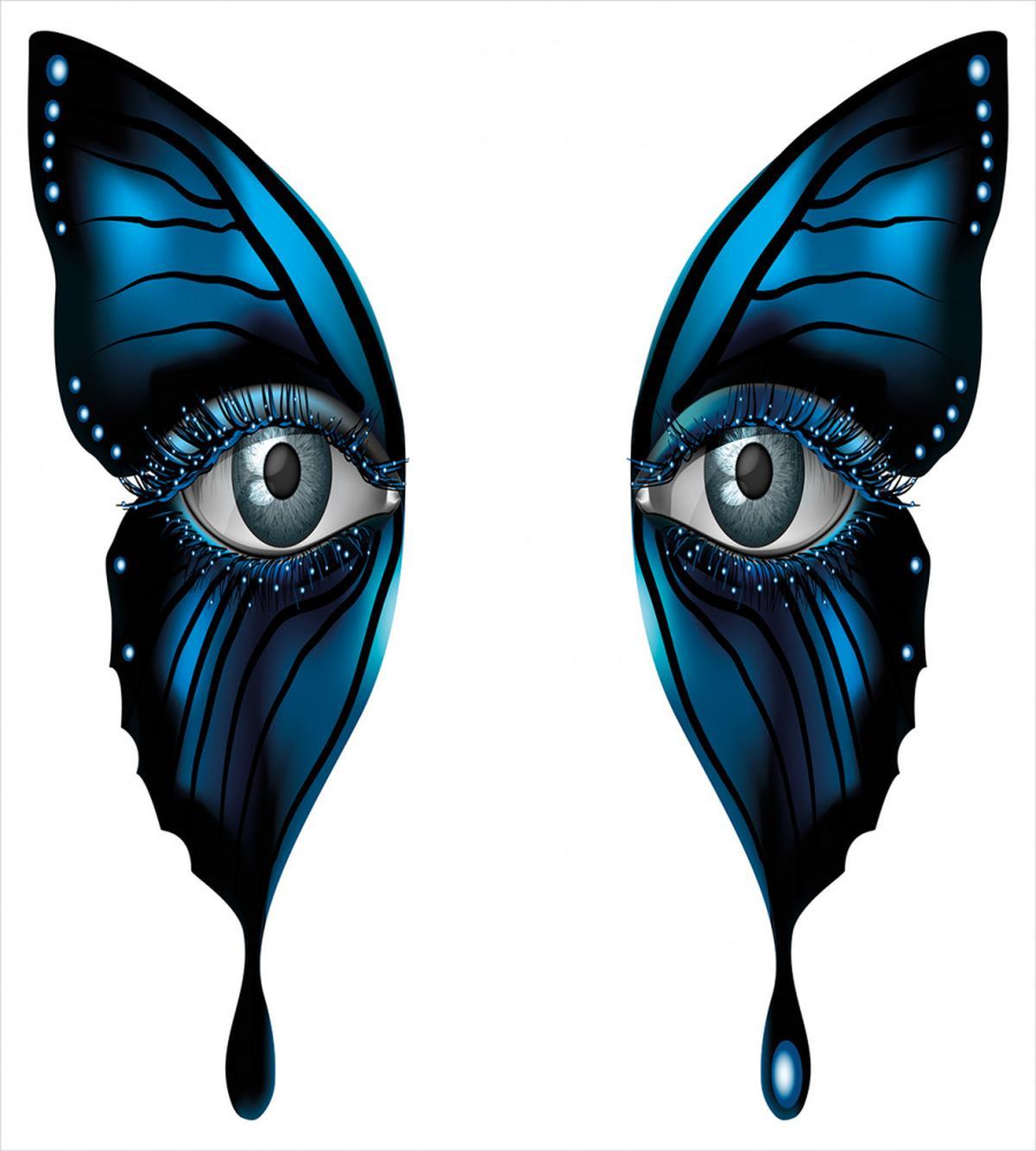 Realistic Female Butterfly — Pattern