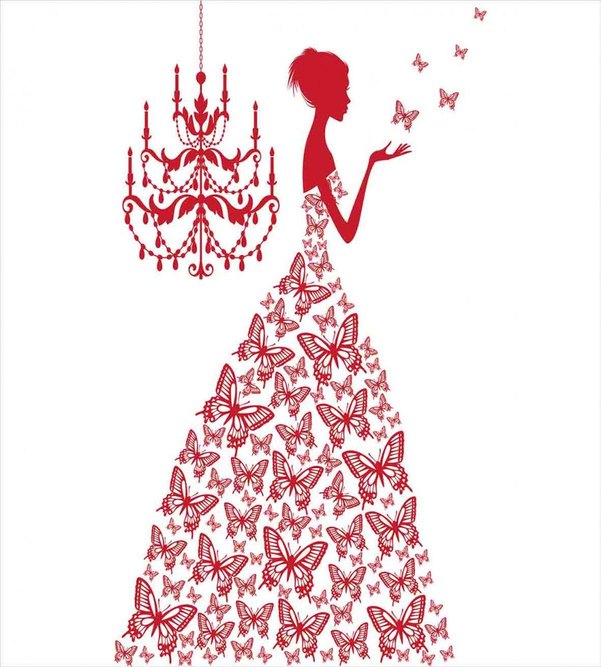 Monochrome Butterfly Princess — Pattern