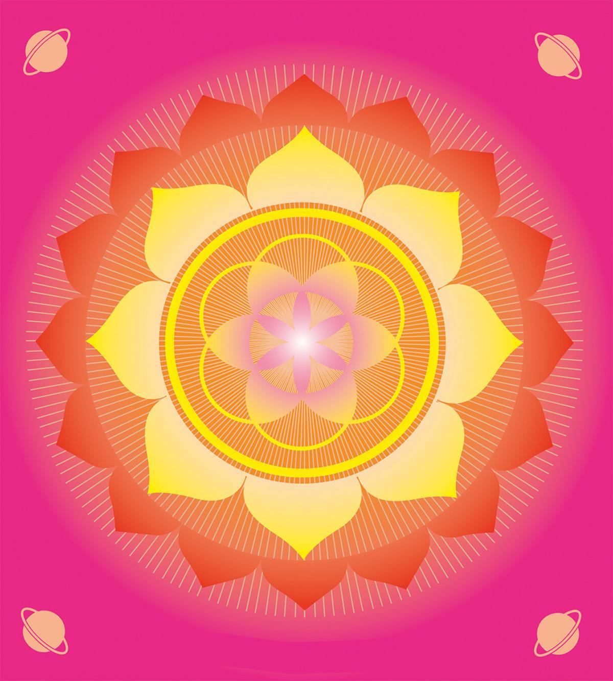Lotus Planet Astral Cosmic — Pattern