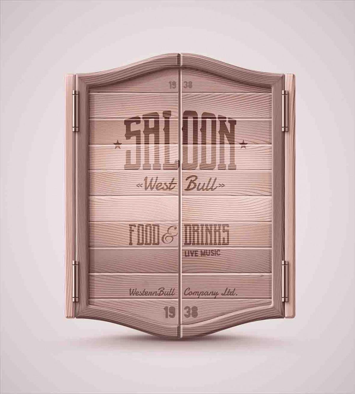 Antique Saloon Door — Pattern