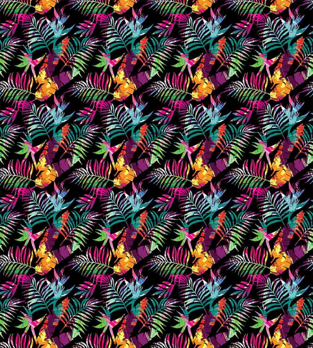 Blooming Flowers and Foliage — Pattern